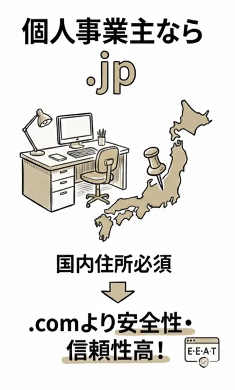 「呪われたドメイン」と、正しい「住所（ドメイン）」の選び方
